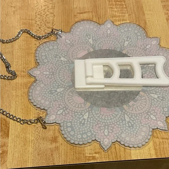 Diamond Art Mandala Wall/Stand Mirror Sealed - Picture 2 of 2